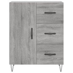 Vidaxl Skříň highboard šedá sonoma 69,5 x 34 x 180 cm kompozitní dřevo