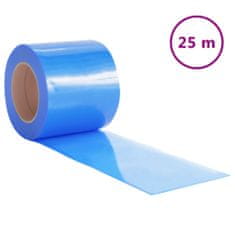 Petromila Závěs do dveří modrý 200 mm x 1,6 mm 25 m PVC