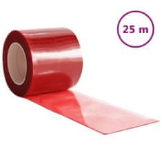 Petromila Závěs do dveří červený 200 mm x 1,6 mm 25 m PVC