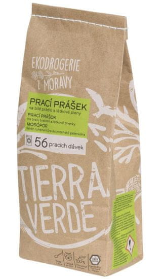 Tierra Verde Prací prášek na bílé prádlo a pleny 850 g