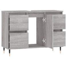 Vidaxl Koupelnová skříňka šedá sonoma 80 x 33 x 60 cm kompozitní dřevo