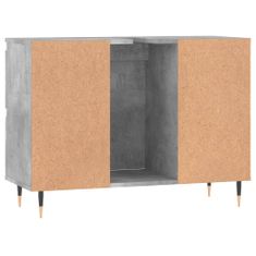 Greatstore Koupelnová skříňka betonově šedá 80x33x60 cm kompozitní dřevo