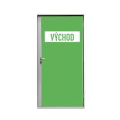 Jansen Display Door Wrap 80 cm Výstup zelené čeština