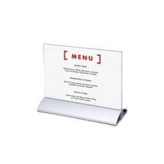 Jansen Display Elegantní menu stojánek na letáky formátu A5 horizontální