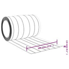 Petromila Závěs do dveří průhledný 300 mm x 2,6 mm 25 m PVC