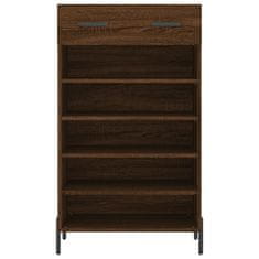 Greatstore Botník hnědý dub 60 x 35 x 105 cm kompozitní dřevo