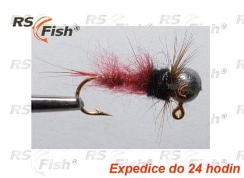 RS Fish Jig - barva červená