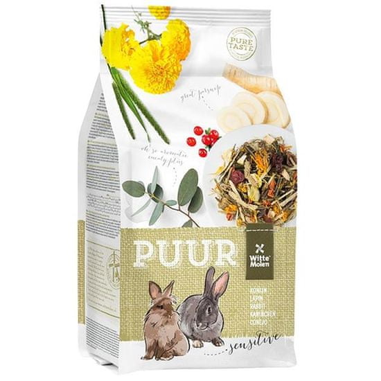 Witte Molen PUUR rabbit sensitive - králík citlivý 800 g