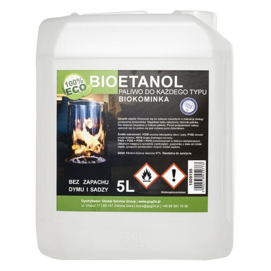 shumee Biolíh bioetanol BIO palivo do biokrbu 5L