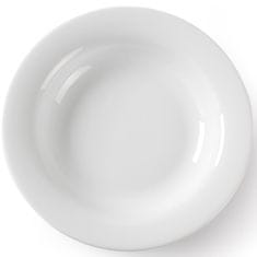 shumee Hluboký polévkový talíř OPTIMA bílý porcelán pr. 220mm sada 12ks - Hendi 770863