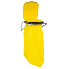 shumee Žlutý nástěnný závěsný držák na třídění odpadu - 120L pytle