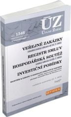 ÚZ 1546 Veřejné zakázky, Ochrana hospodářské soutěže, Veřejná podpora, Investiční pobídky, Registr s