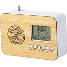 Genius Ideas GD-160643: Bambusové rádio a budík