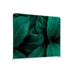Jansen Display Potištěná látková dělící stěna 150-150 Oboustranný Zelené listy rostlin