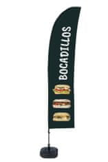 Jansen Display Beach Flag Budget Wind Complete Set Sandwiches Spanish