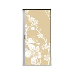 Jansen Display Door Wrap 80 cm Japonské třešňové květy béžové