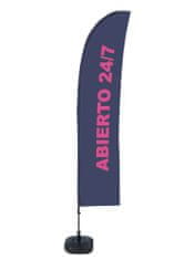 Jansen Display Beach Flag Budget Wind Complete Set Open 24/7 Spanish