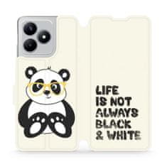 Mobiwear Flip pouzdro na mobil Realme C53 - M041S Panda - life is not