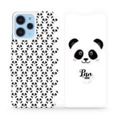 Mobiwear Flip pouzdro na mobil Xiaomi Redmi 12 - M030P Panda Amálka