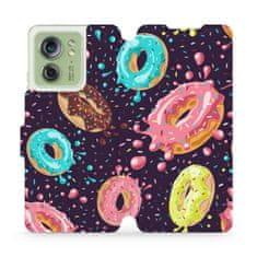 Mobiwear Flip pouzdro na mobil Motorola Edge 40 5G - VP19S Donutky