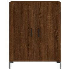 Vidaxl Skříň highboard hnědý dub 69,5 x 34 x 180 cm kompozitní dřevo