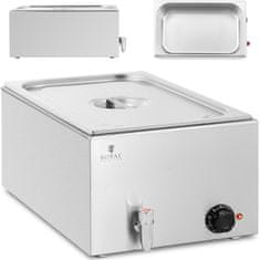 shumee Elektrický ohřívač Bain marie s kohoutkem GN 1/1 600 W