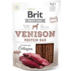 Brit Dog Jerky Venison Protein Bar 80g