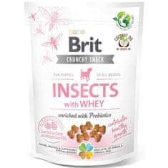 Brit Care Dog Crunchy Cracker Puppy Insect with Whey enriched with Probiotics 200 g