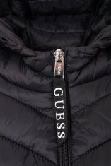 Guess Guess dámská přechodová bunda Hebe Packable černá s kapucí Velikost: XS