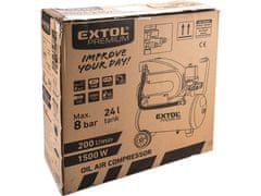 Extol Premium Olejový kompresor (8895310) 1500W, 24l