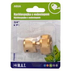 Rychlospojka 3/4" s vodostopem Ms AQUA