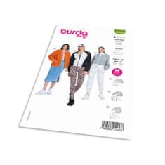 Burda Střih Burda 5848 - Mikina, bomber, fleecová bunda