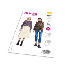 Burda Střih Burda 5862 - Volná halenka s límcem