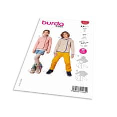 Burda Střih Burda 9236 - Kabátek s kapucí pro dívky a chlapce