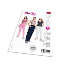 Burda Střih Burda 5852 - Tílko, top, krátký top