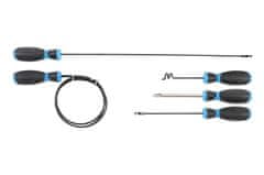 BGS technic Přípravky pro instalaci kabelů a elektrických svazků, protahováky, sada 5 dílů - BGS 9495