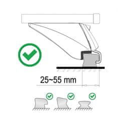 Compass Příčný nosník zamykací hliníkový 120cm ALU-INTEGRAL TÜV