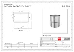 Spojka svodu ST 100mm Zn