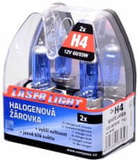 Compass Žárovka 12V H4 60/55W P43t WHITE LASER 2ks