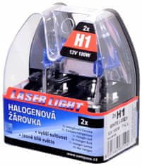 Compass Žárovka 12V H1 100W P14,5s WHITE LASER 2ks