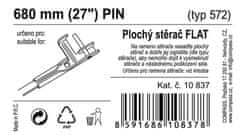 Compass Stěrač FLAT BULK (PIN) 27"/680mm