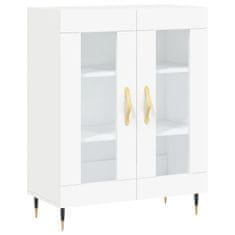 Vidaxl Skříň highboard bílá 69,5 x 34 x 180 cm kompozitní dřevo