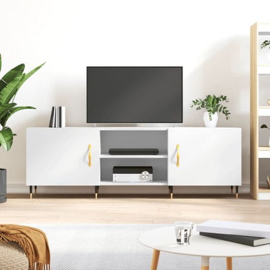 Vidaxl TV skříňka bílá 150 x 30 x 50 cm kompozitní dřevo