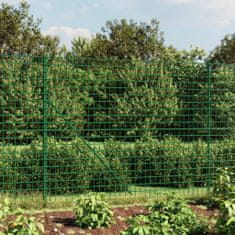 Greatstore Drátěný plot s přírubami zelený 1,8 x 10 m