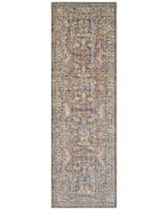 NOURISTAN Běhoun Cairo 105589 Luxor Grey Multicolored – na ven i na doma 80x200