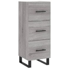 Vidaxl Skříň highboard šedá sonoma 34,5 x 34 x 180 cm kompozitní dřevo