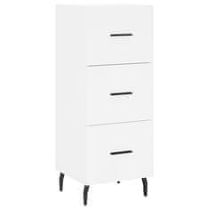 Vidaxl Skříň highboard bílá 34,5 x 34 x 180 cm kompozitní dřevo