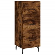 Vidaxl Skříň highboard kouřový dub 34,5 x 34 x 180 cm kompozitní dřevo