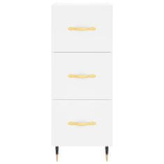 Vidaxl Skříň highboard bílá 34,5 x 34 x 180 cm kompozitní dřevo