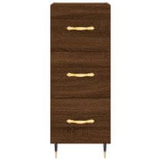 Vidaxl Skříň highboard hnědý dub 34,5 x 34 x 180 cm kompozitní dřevo